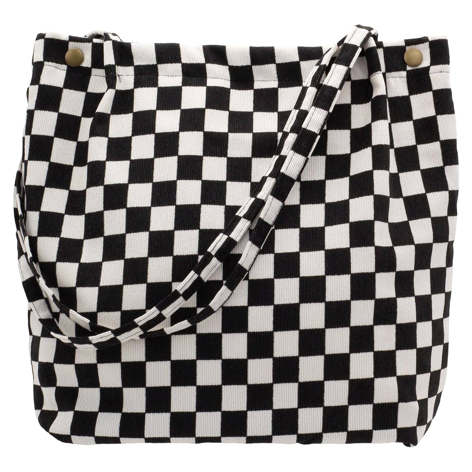 Bolsa Tote PAZIMIIK Acuadros Negros Reutilizable para Viaje