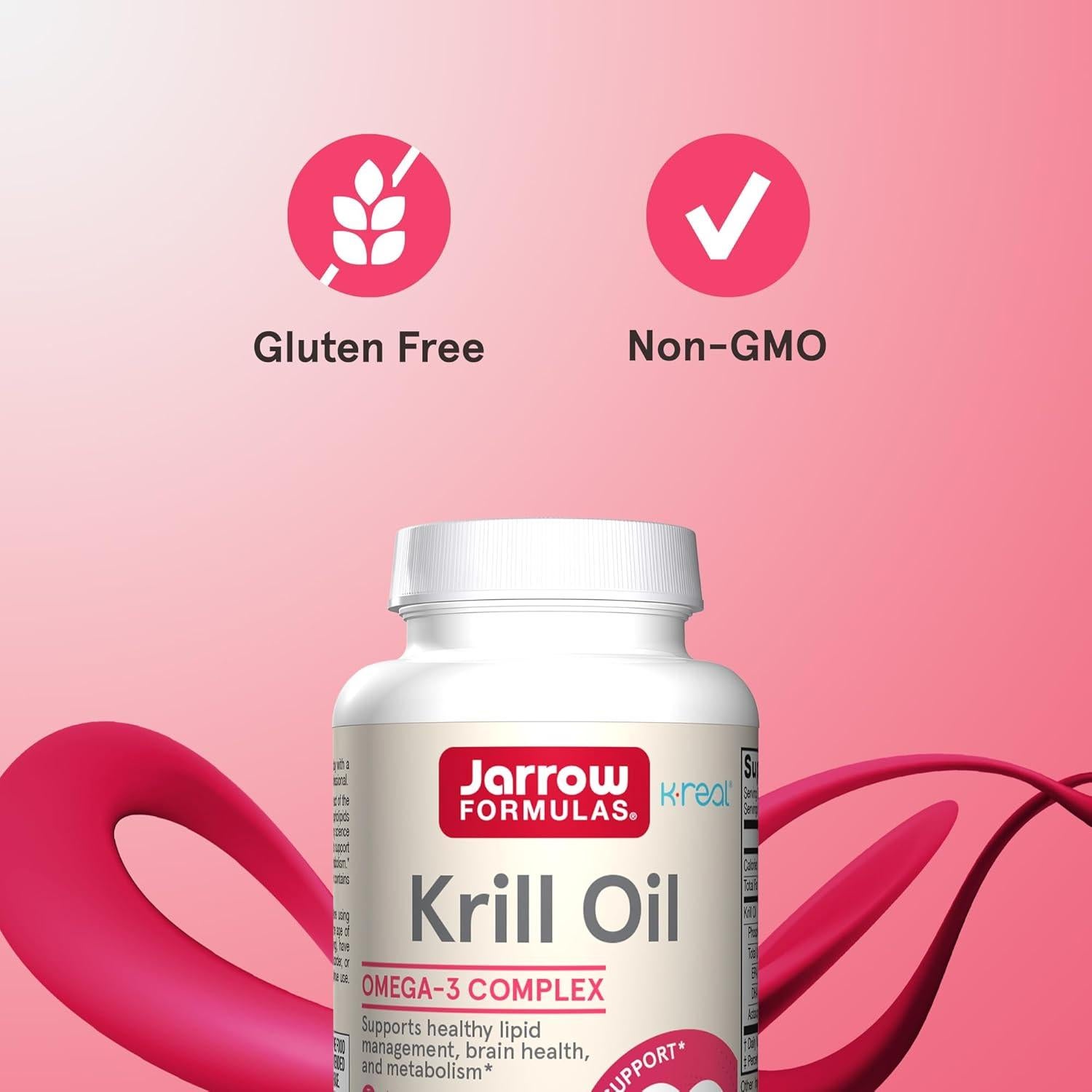 Aceite de Krill Jarrow Formulas 60 Cápsulas Blandas Omega-3