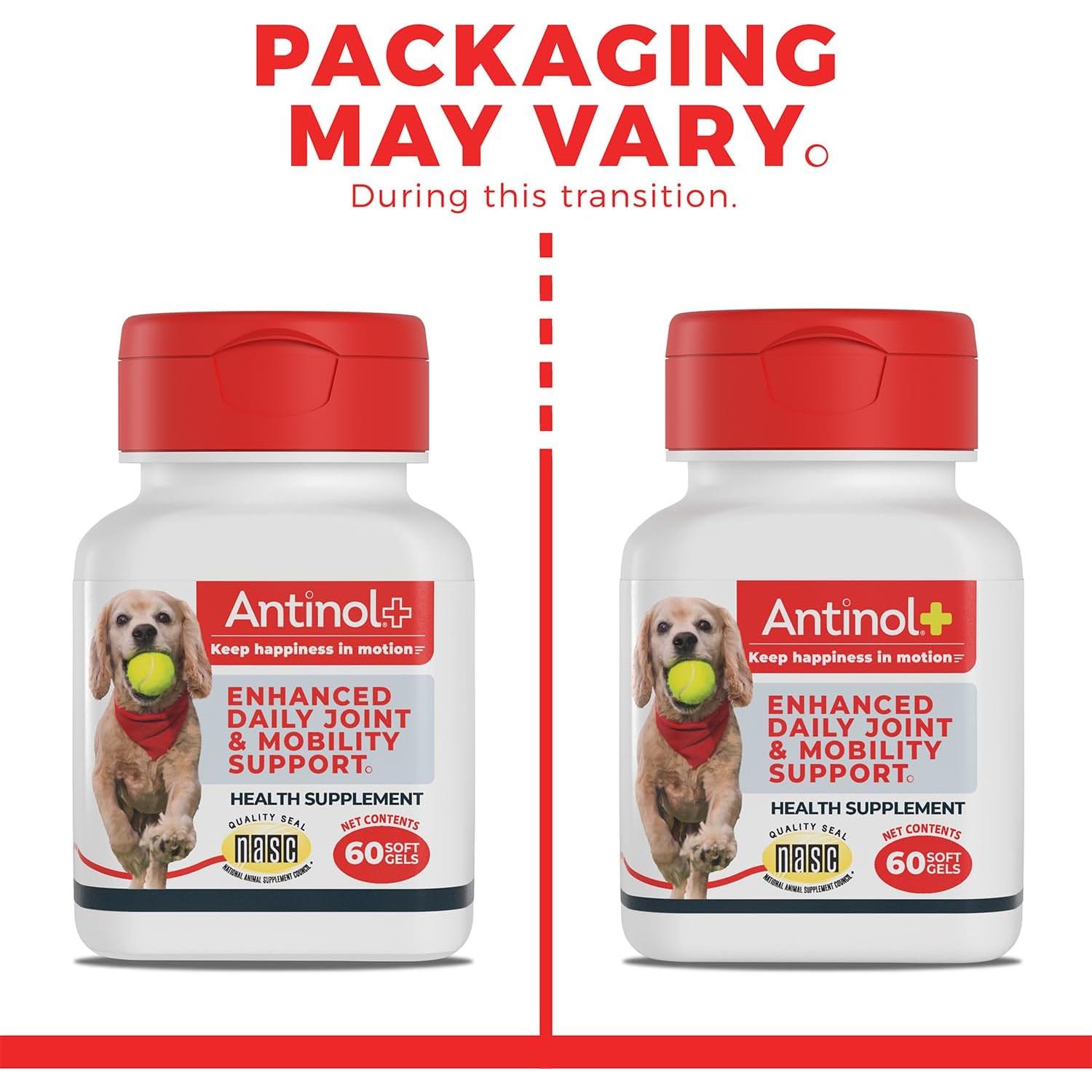 Antinol Plus Suplemento Articular para Perros 60 Geles Blandos