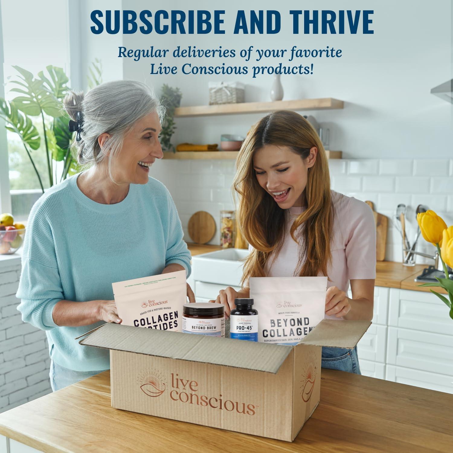 Suplemento de Aceite de Kril Live Conscious 90 Cápsulas Omega-3