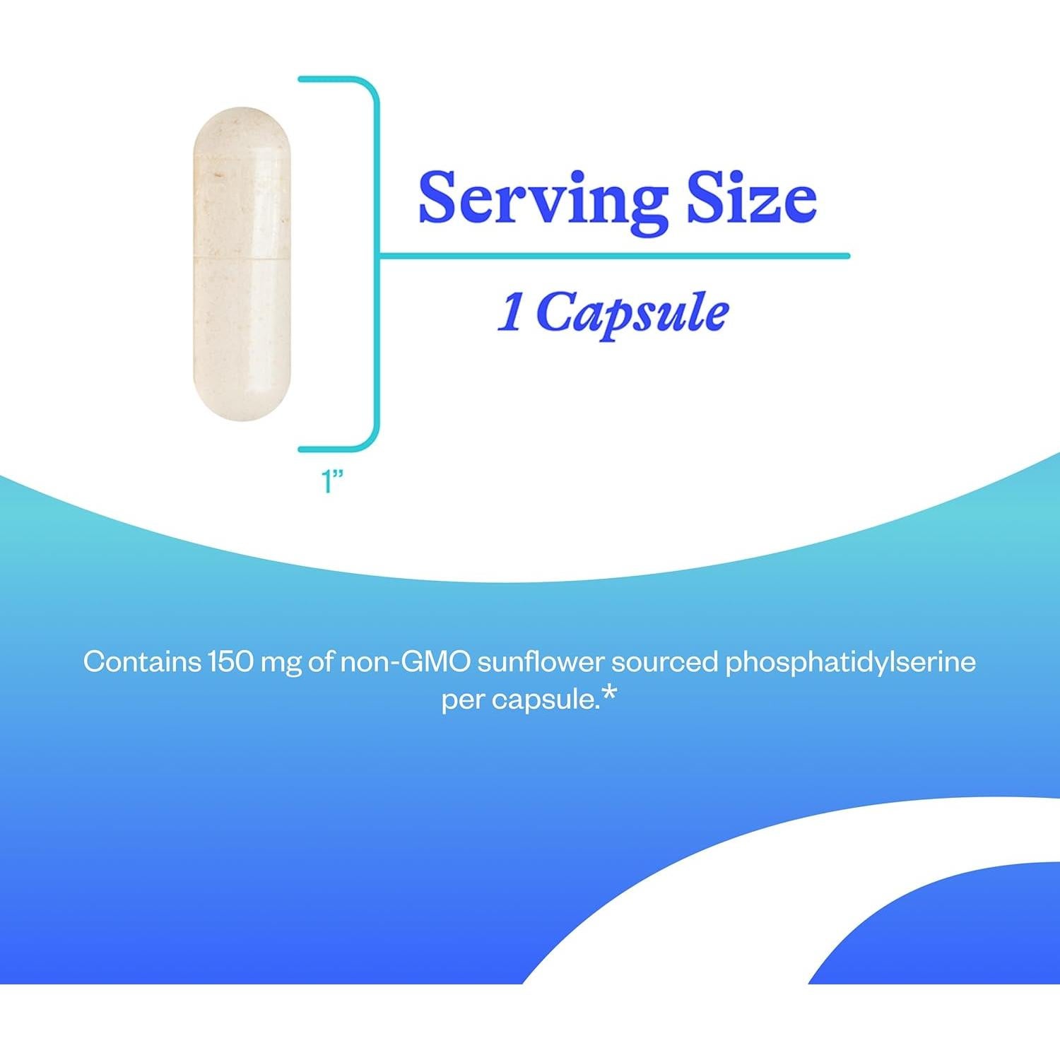 Suplemento Fosfatidilserina Seeking Health 150 mg 60 Cápsulas