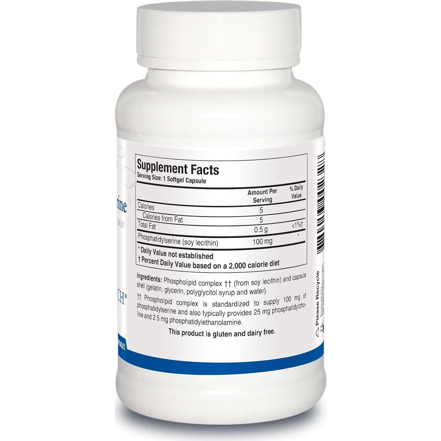 Fosfatidilserina Biotics Research 90 Cápsulas Blandas