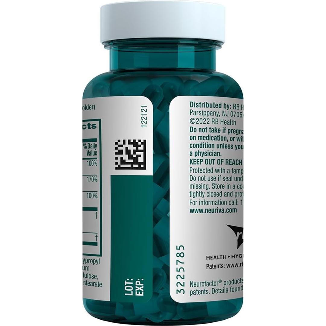 Neuriva Plus Suplemento Cerebral 30 Cápsulas - Enfoque y Memoria