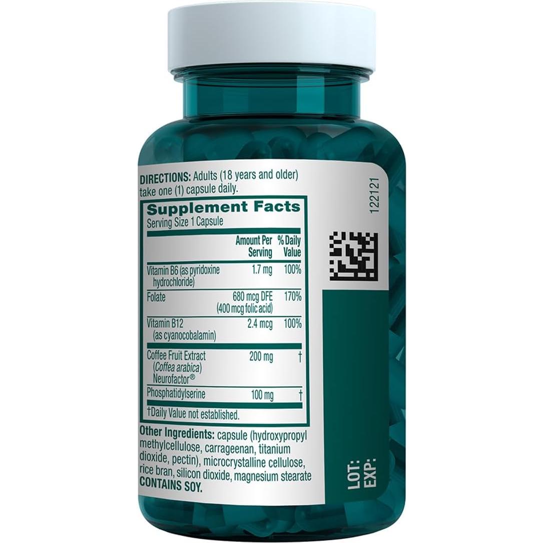 Neuriva Plus Suplemento Cerebral 30 Cápsulas - Enfoque y Memoria