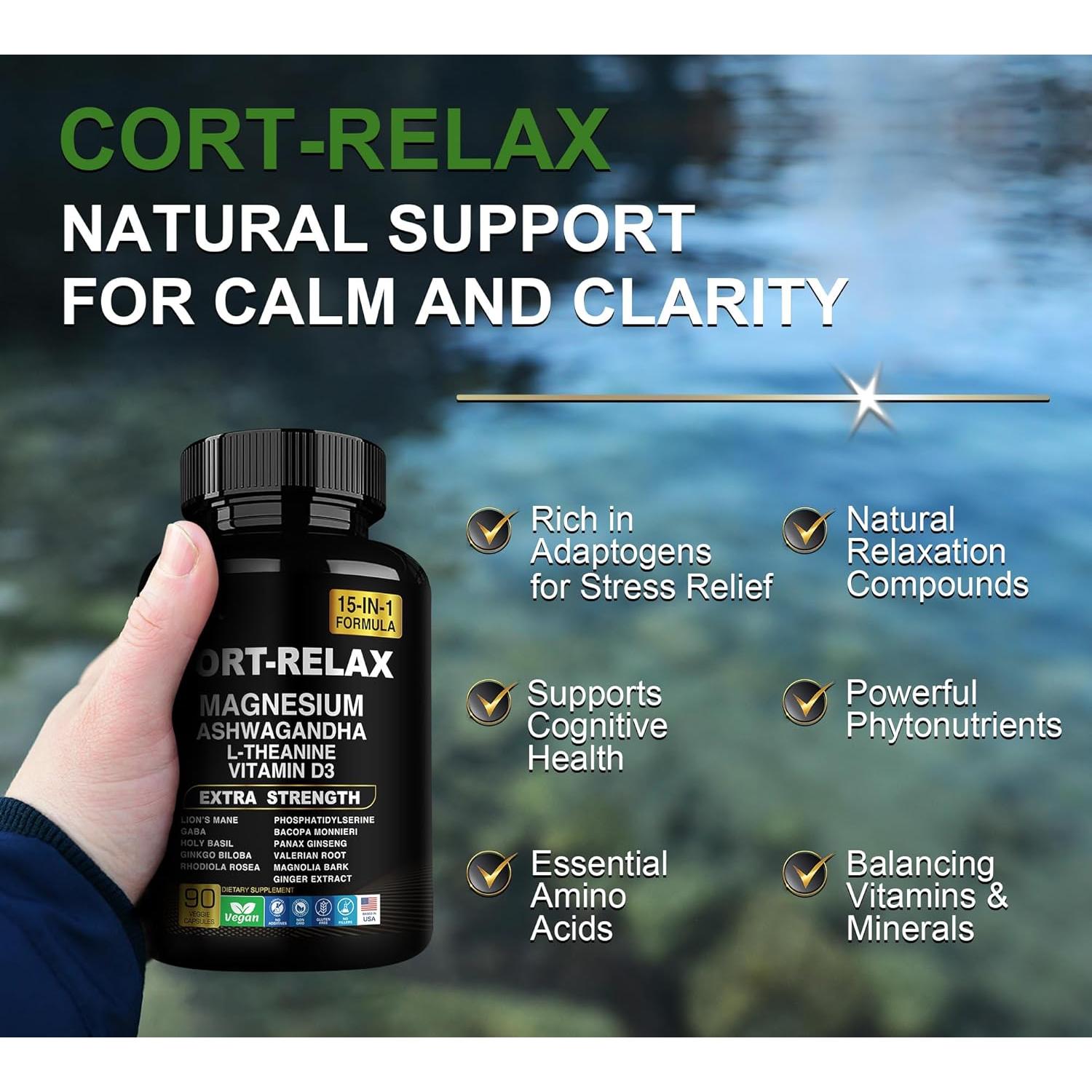 Suplemento Super Calm DLNIA 90 Cápsulas - Control de Cortisol