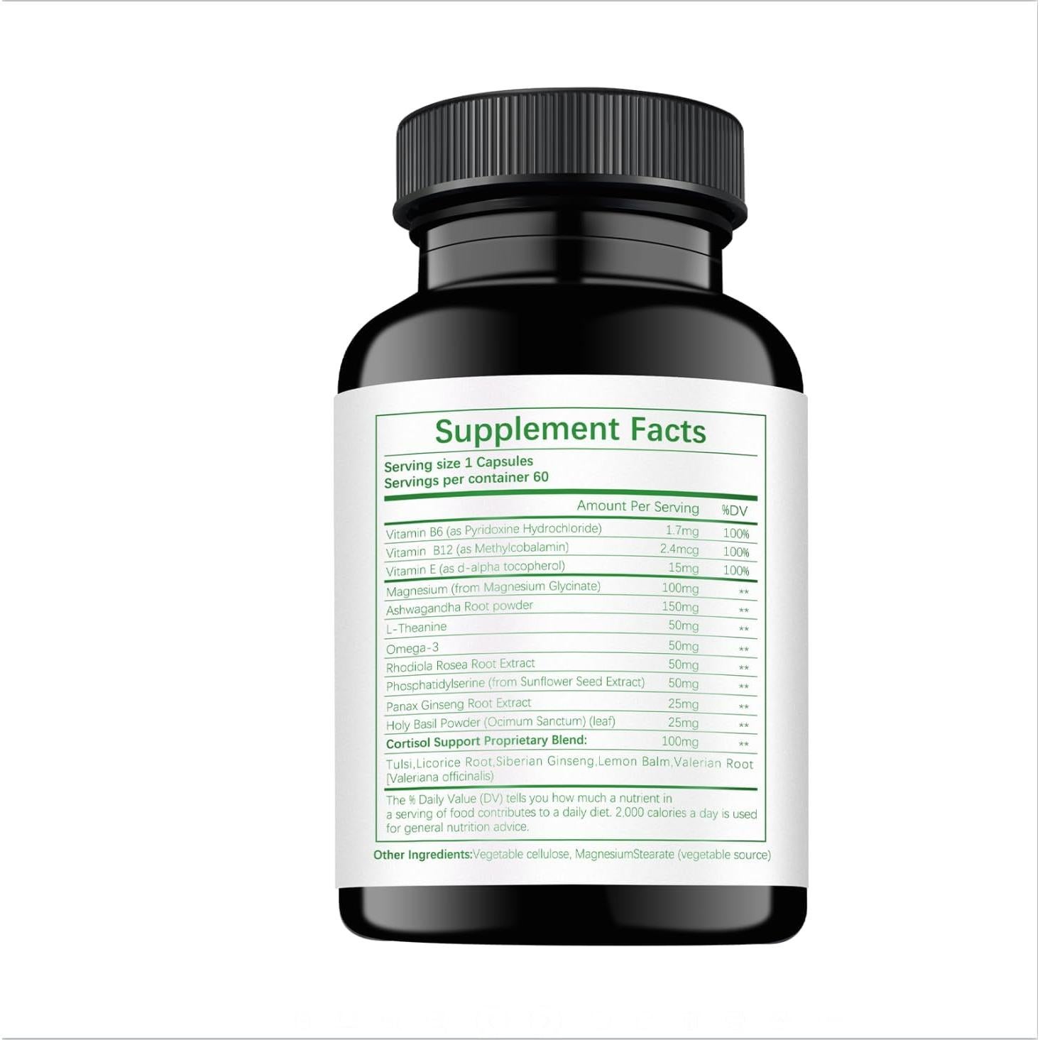 Suplemento de Cortisol HABIZIYA 60 Cápsulas Adaptógenos