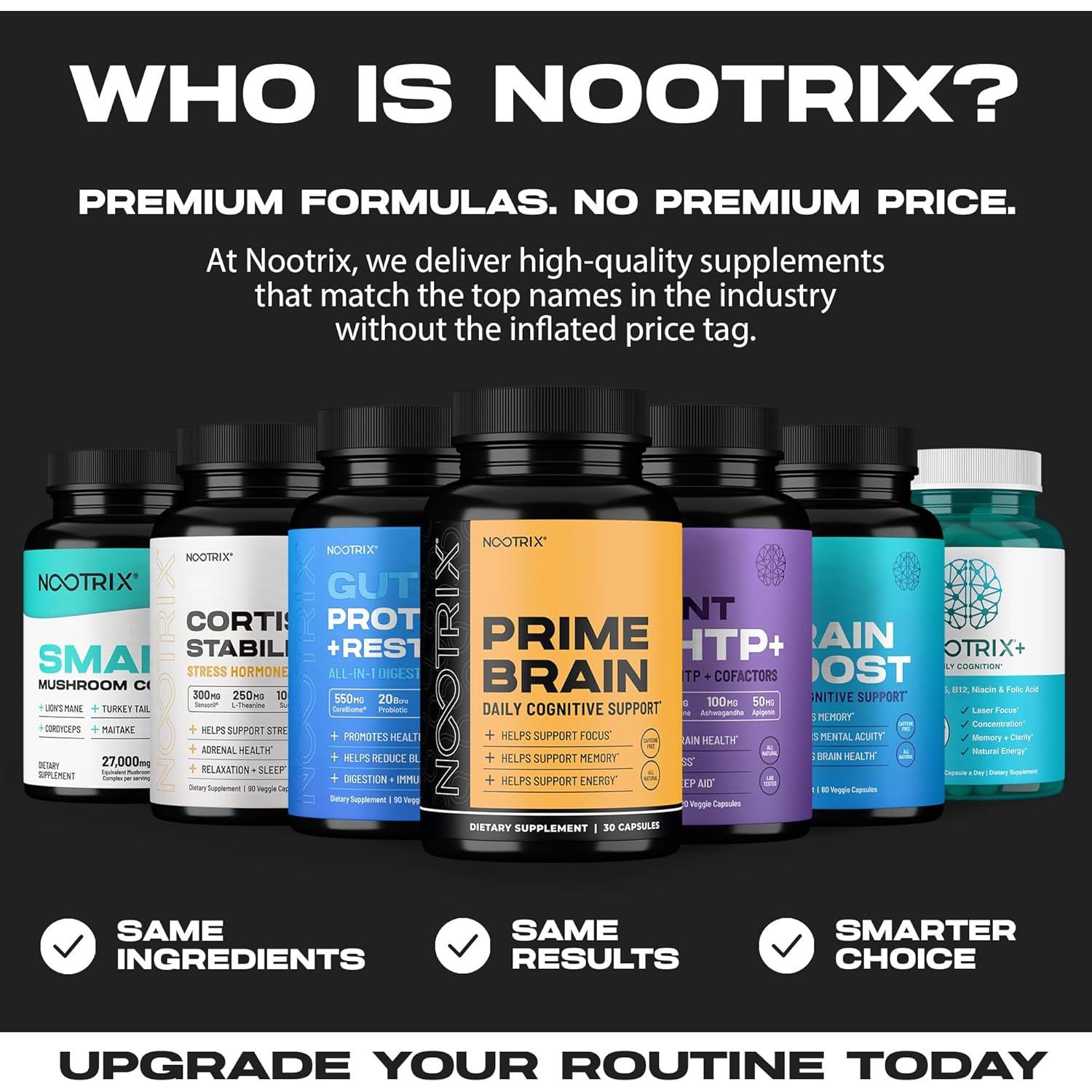 Suplemento Nootrópico Nootrix Brain Boost 60 Cápsulas