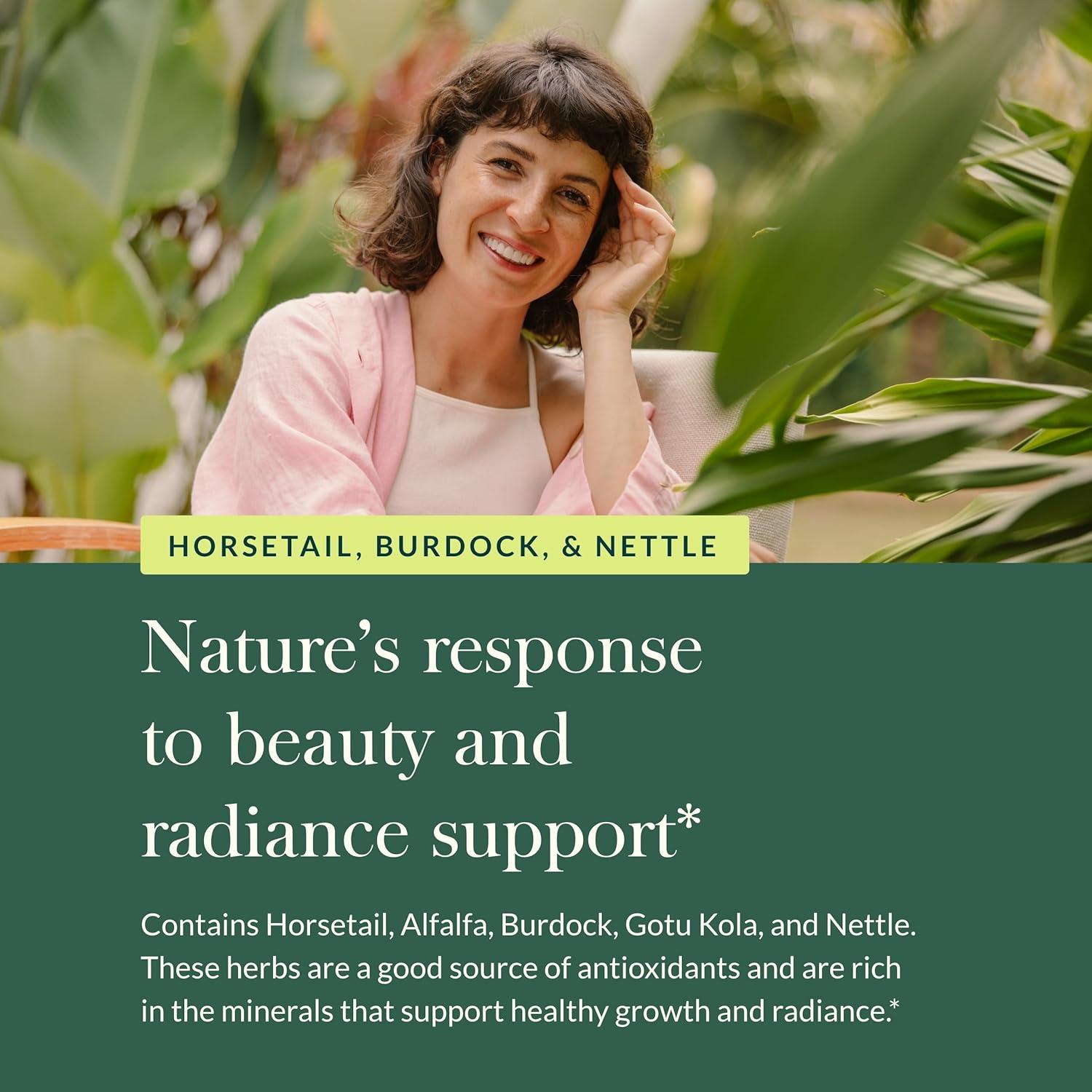 Suplemento Gaia Herbs para Cabello, Piel y Uñas - 60 Cápsulas Veganas