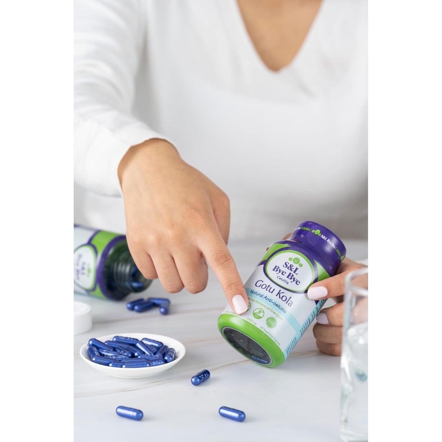 Suplemento Herbal Adiós Celulitis Gotu Kola Nature - 120 Cápsulas