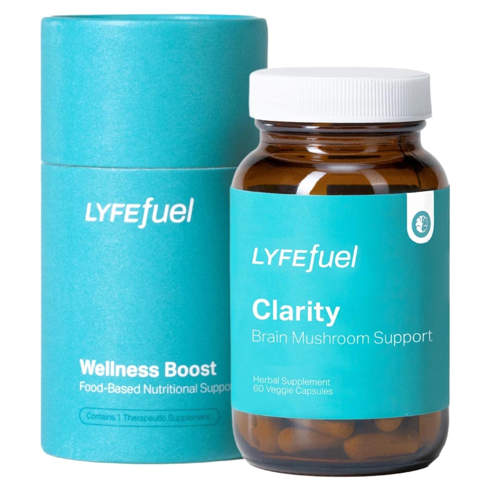 Suplemento Nootrópico LyfeFuel - Hongo Melena de León 60 Cápsulas