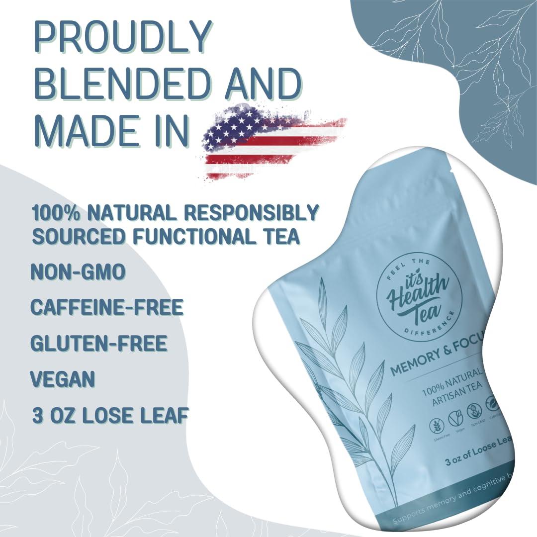 Té Herbal Natural Its Health Tea 85g - Memoria y Concentración