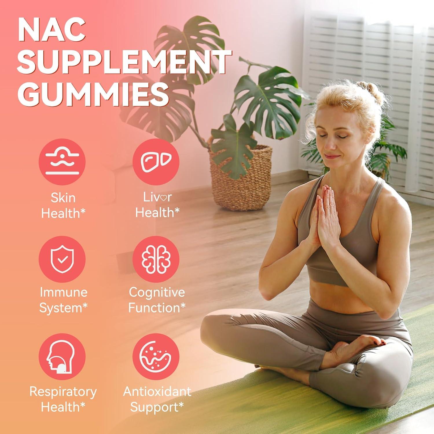 Gomitas Veganas NAC 800mg Agumoon - Antioxidante y Inmunidad