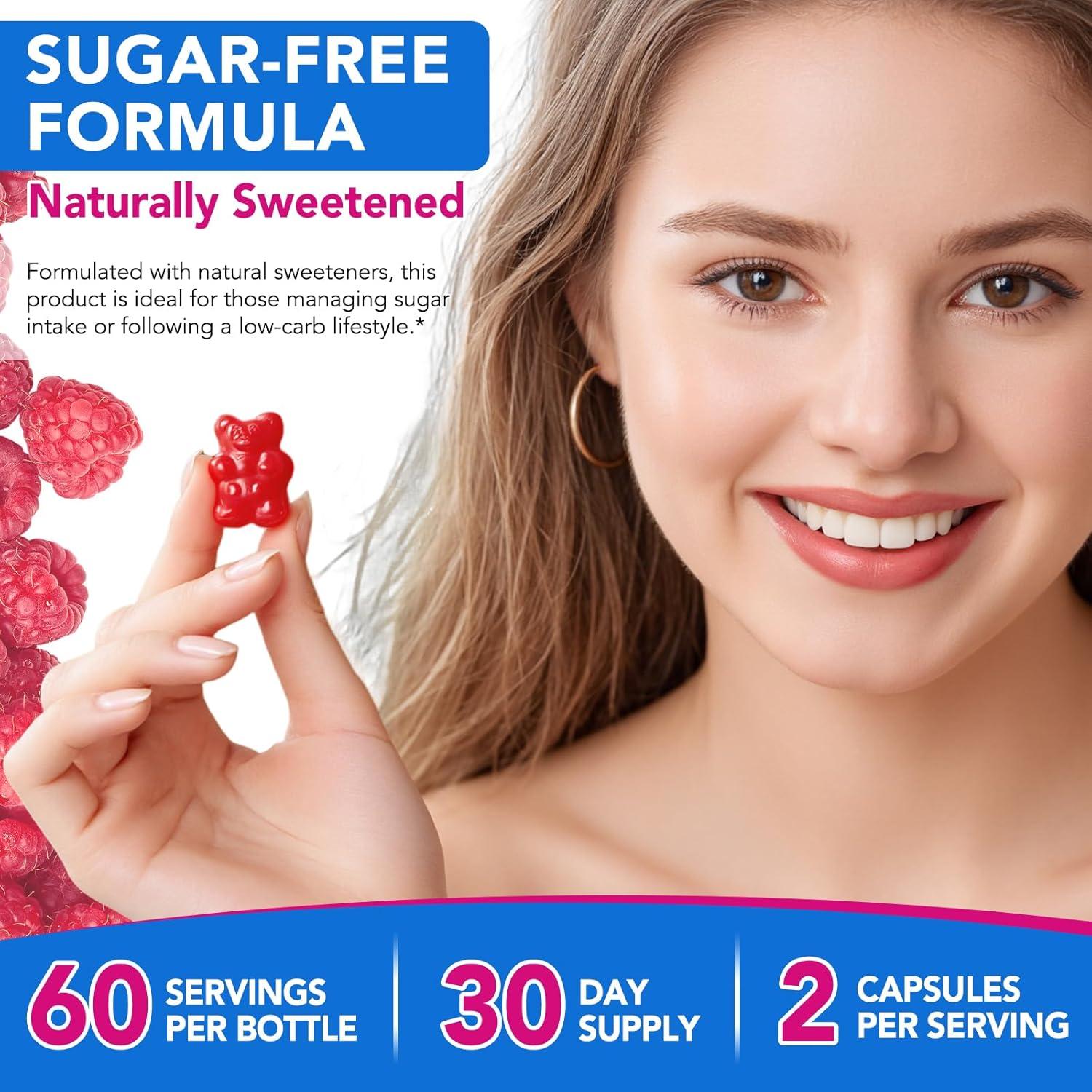 Gomitas de NAC 1000mg DaiaSns - Suplemento Antioxidante Sabor Fresa