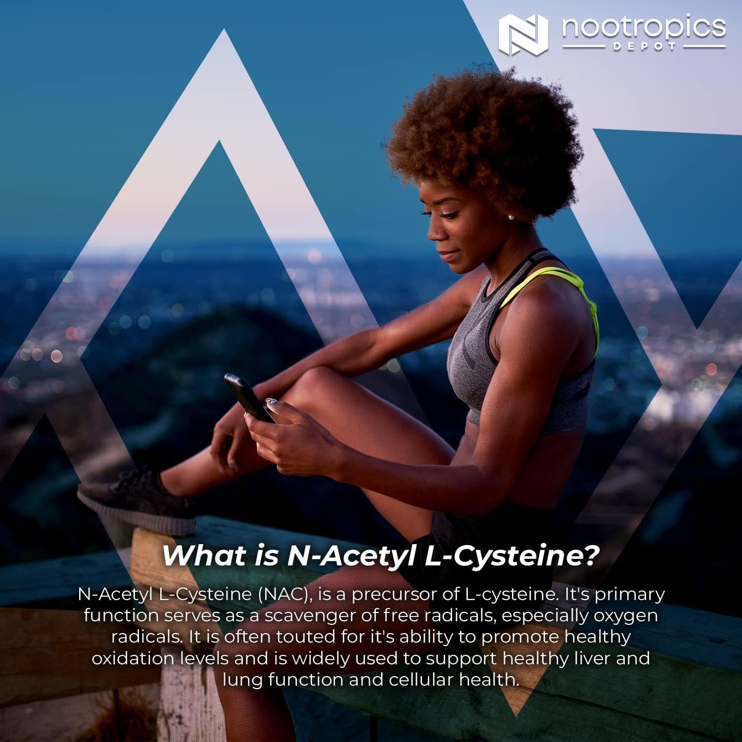 Cápsulas N-Acetil L-Cisteína Nootropics Depot 500mg 180 Unidades