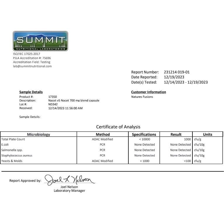 Suplemento Antienvejecimiento GlyNAC-ET 120 Cápsulas - NAC Éster Etílico