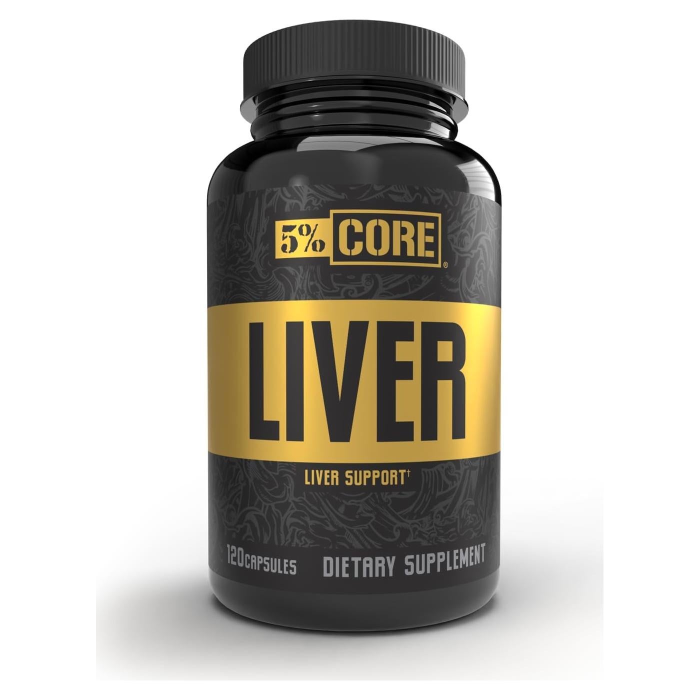 Suplemento Hepático 5% Nutrition | NAC 1000mg, Cardo Mariano 750mg, Glutatión 300mg | 30 Cápsulas