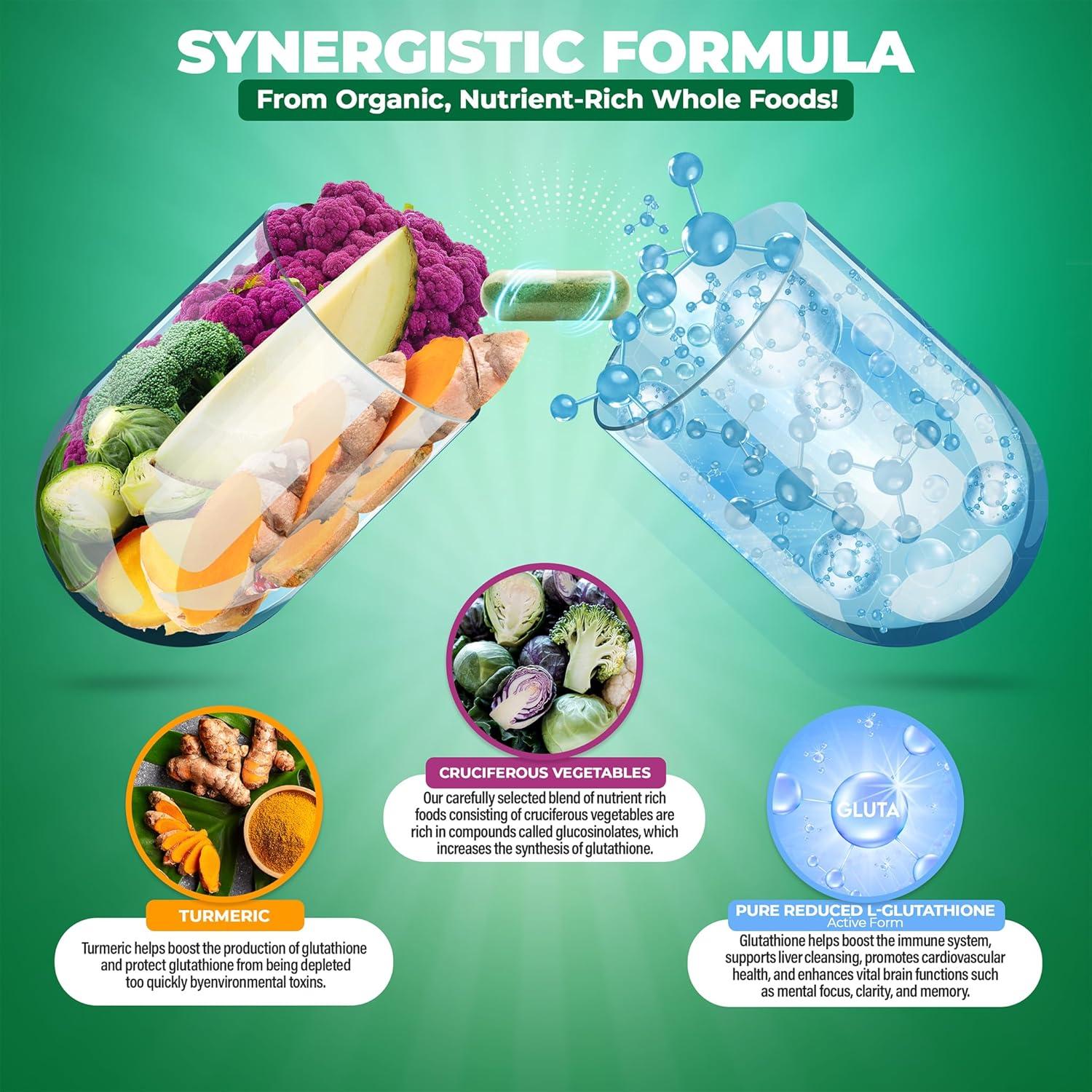 Suplemento Liposomal de Glutatión 500mg Nutrafitz - Antioxidante
