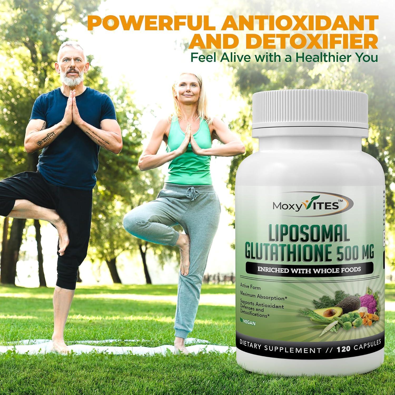 Suplemento Liposomal de Glutatión 500mg Nutrafitz - Antioxidante