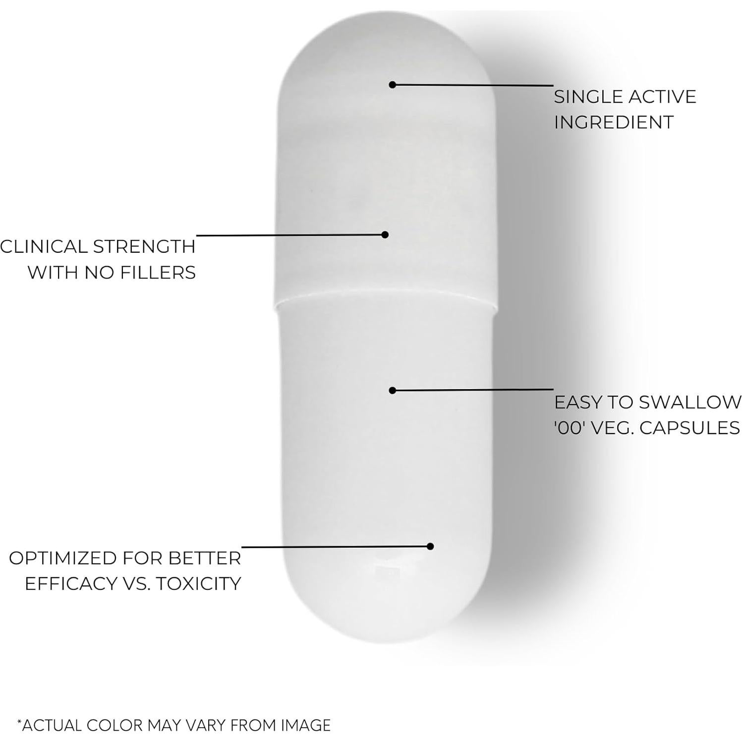 Suplemento L-Glutati&oacute;n 98% Folius Labs 500mg - 60 C&aacute;psulas