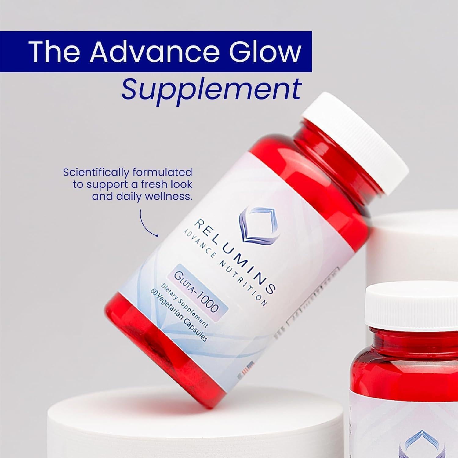 Suplemento L-Glutati&oacute;n Relumins 1000mg 30 C&aacute;psulas