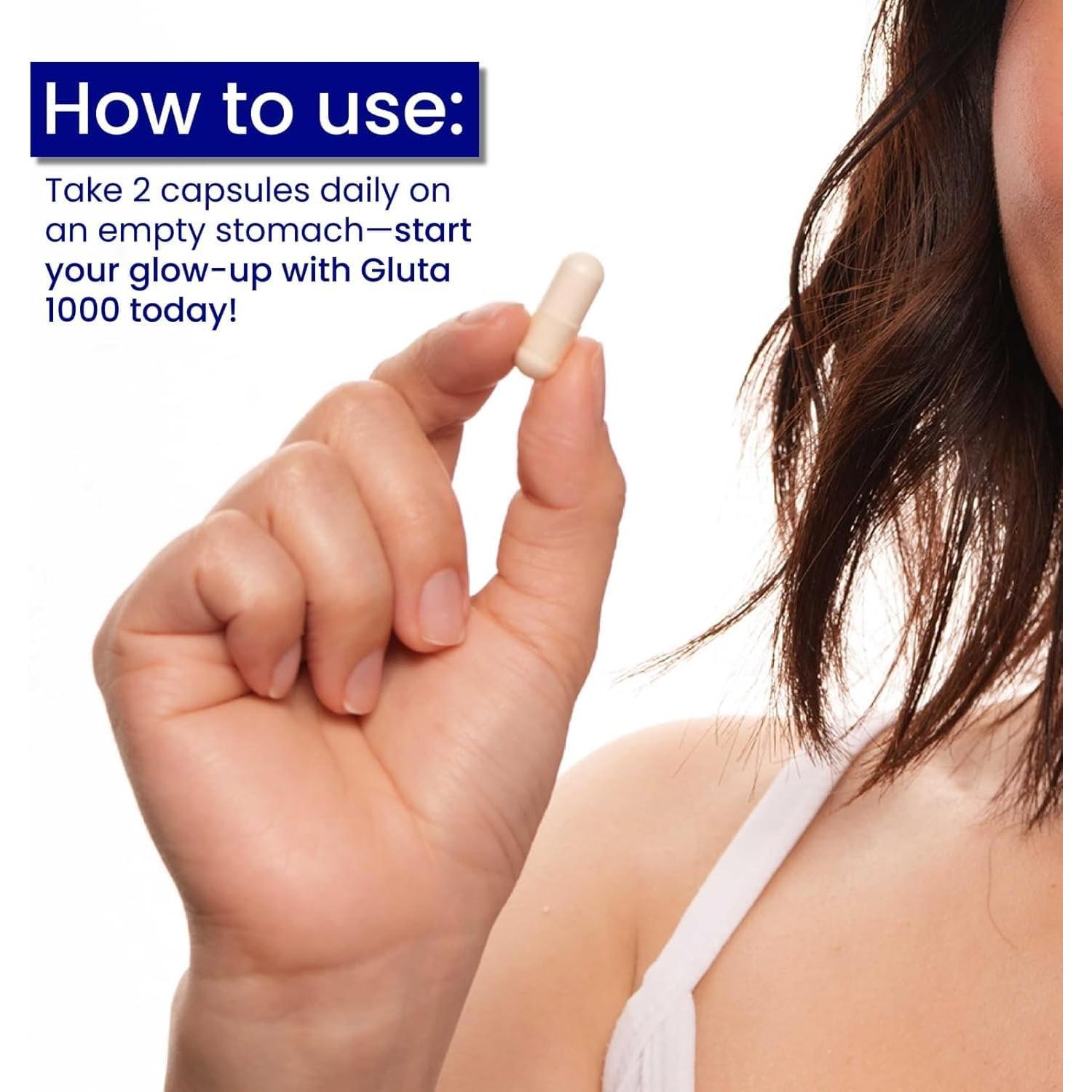 Suplemento L-Glutati&oacute;n Relumins 1000mg 30 C&aacute;psulas