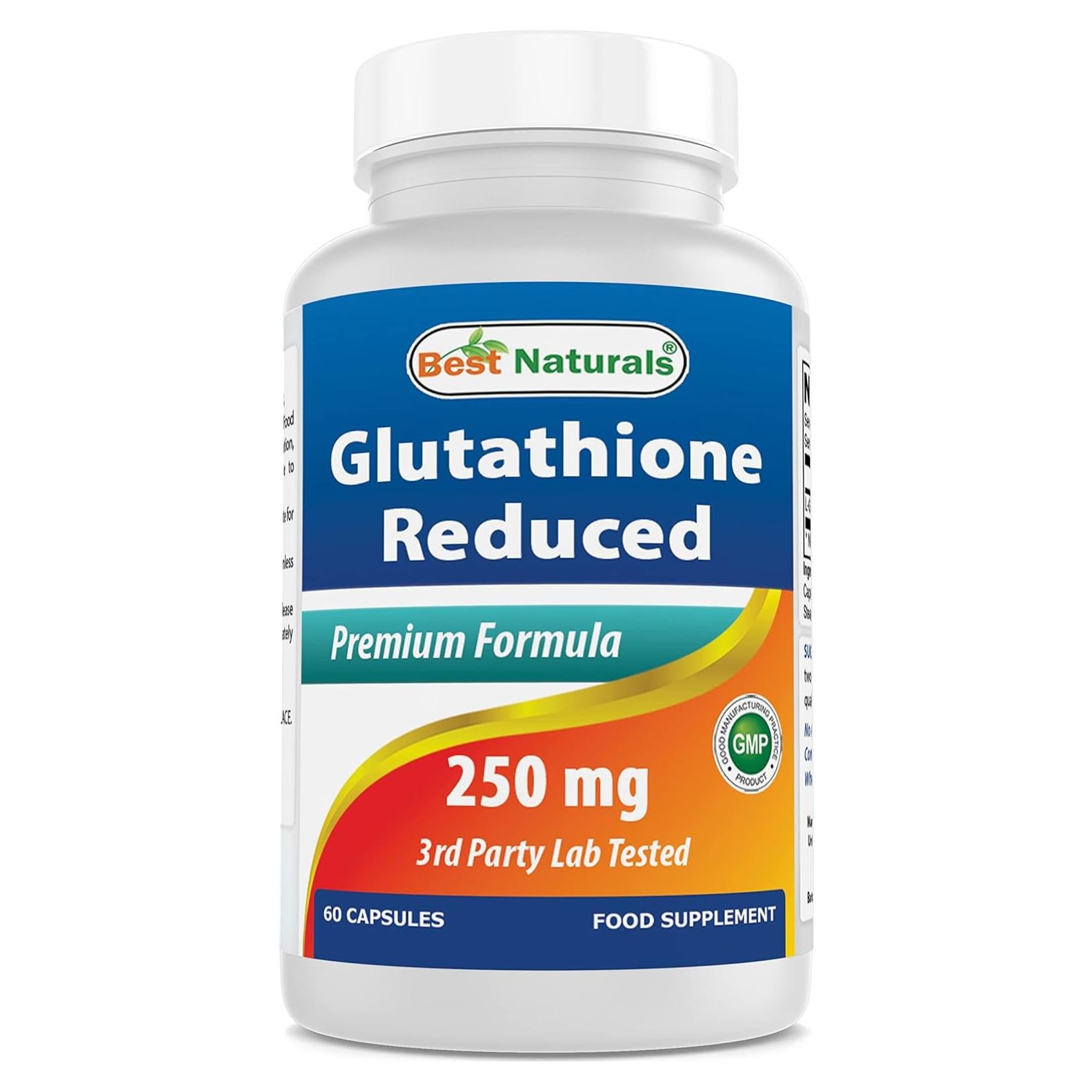 L-Glutati&oacute;n 250 mg Mejores Naturales 60 C&aacute;psulas