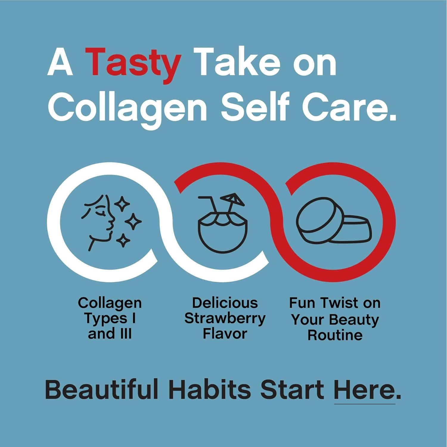 Gomitas de Colágeno NeoCell 60 Unidades Sabor Fresa