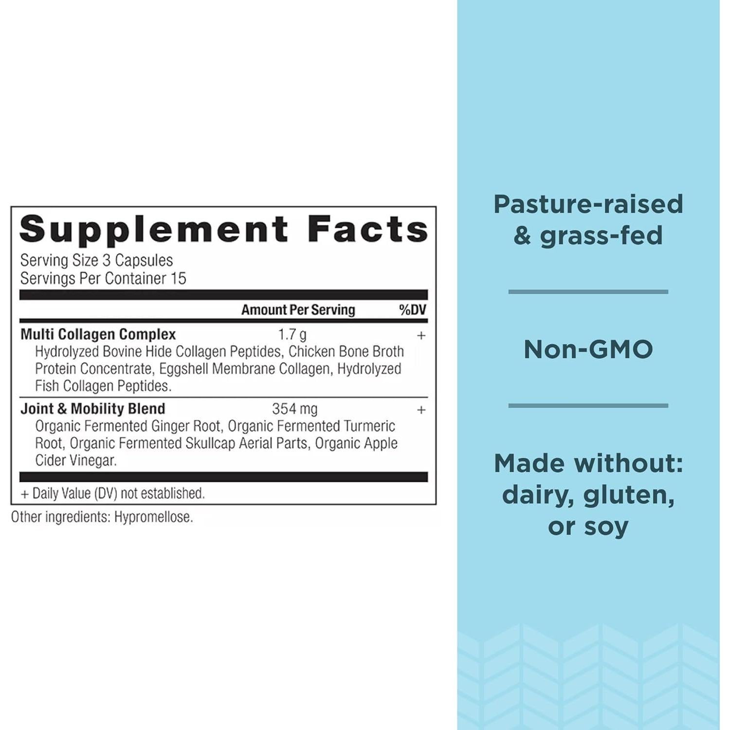 Cápsulas de Colágeno Nutrición Antigua 45 Ct - Articulación y Movilidad