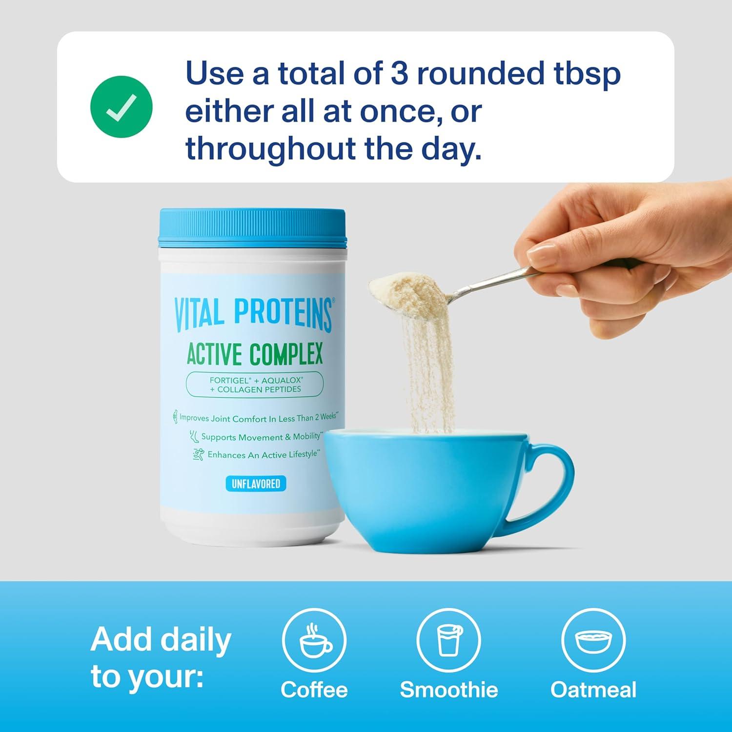 Vital Proteins Complejo Activo 20g Colágeno Marino para Articulaciones