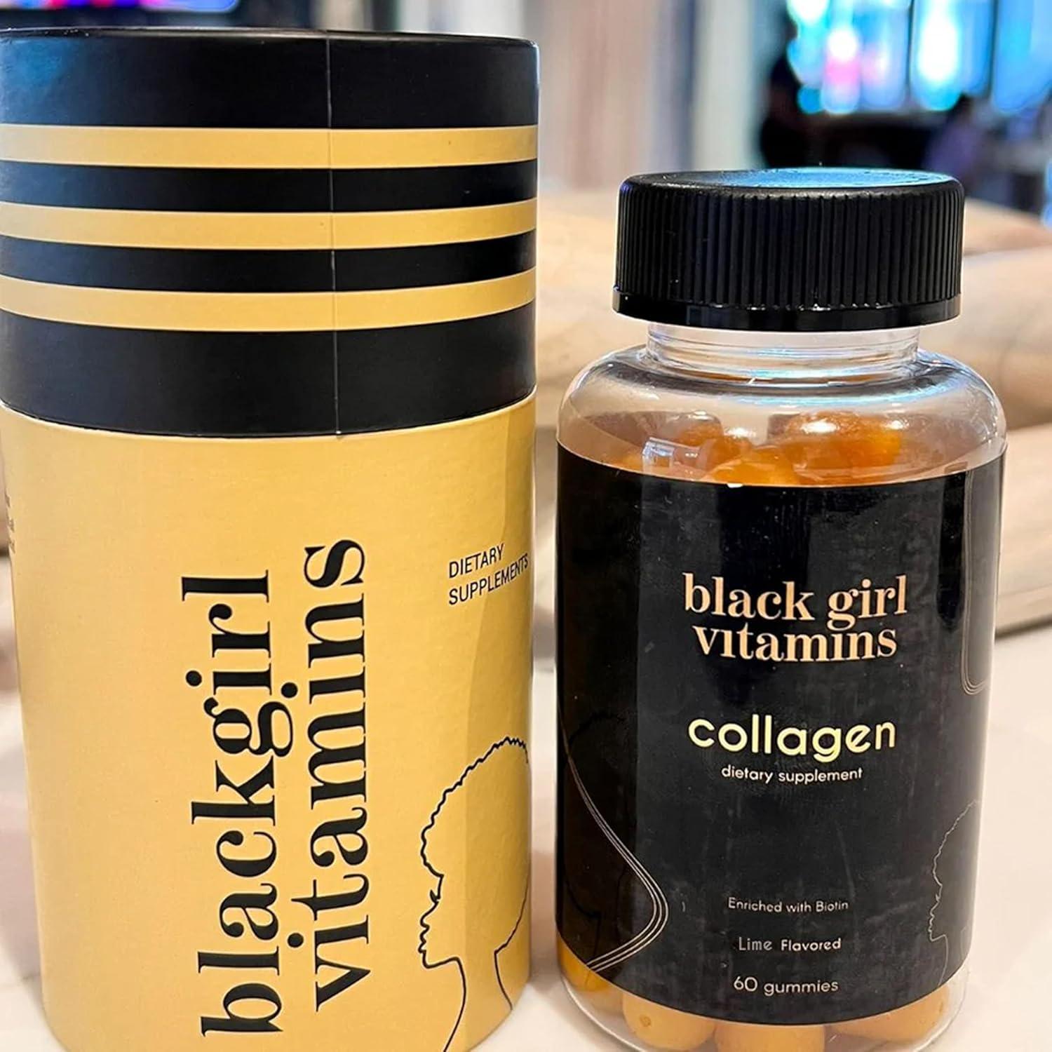 Gominolas de Colágeno Vitaminas Black Girl - 60ct Limón