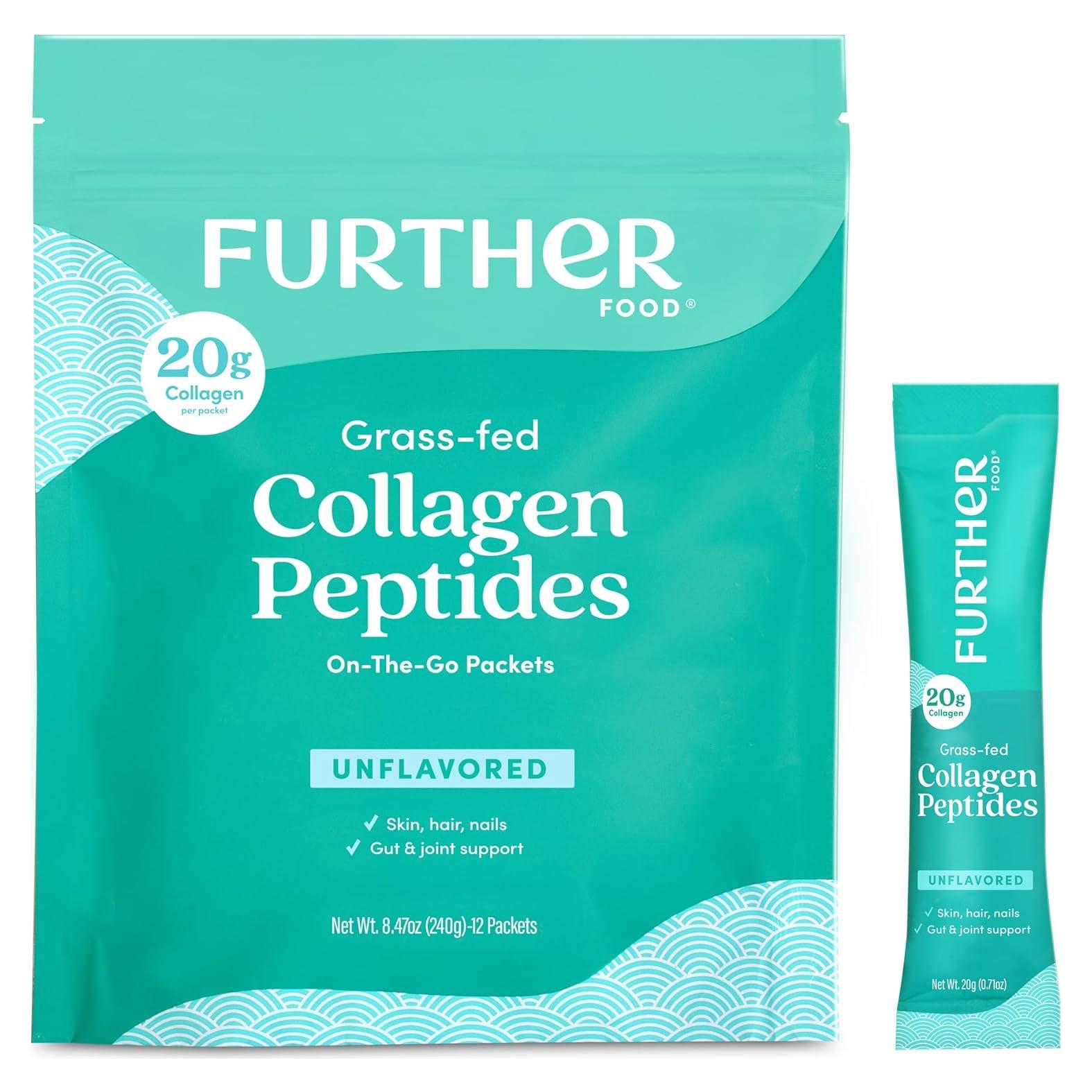 Polvo de Péptidos de Colágeno Sin Sabor Further Food 240g