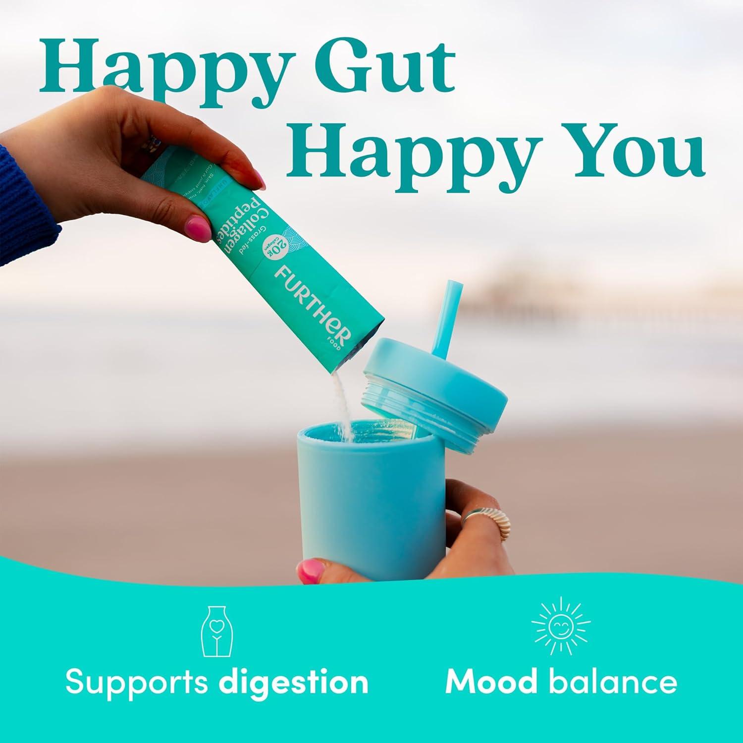 Polvo de Péptidos de Colágeno Sin Sabor Further Food 240g