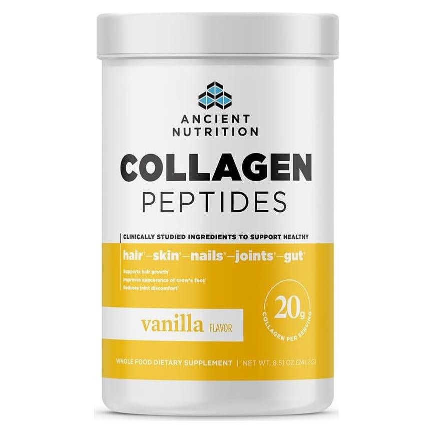 Péptidos de colágeno Ancient Nutrition Vainilla 241g