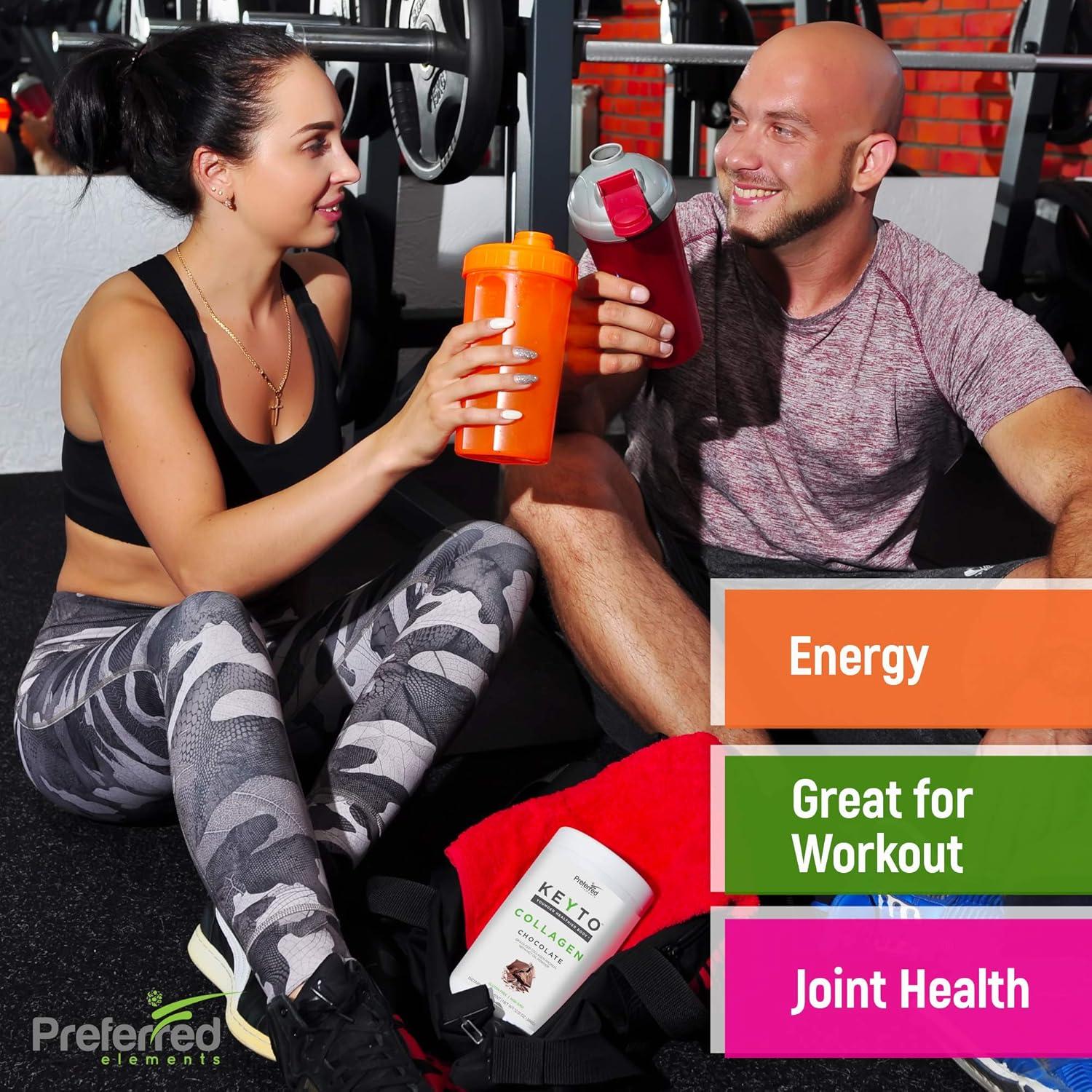 Polvo de Proteína de Colágeno Keto KEYTO Sabor Chocolate 365g