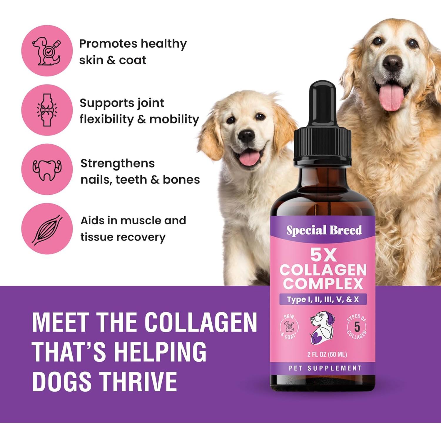 Colágeno Premium para Perros Special Breed 59 ml - Articulaciones y Piel