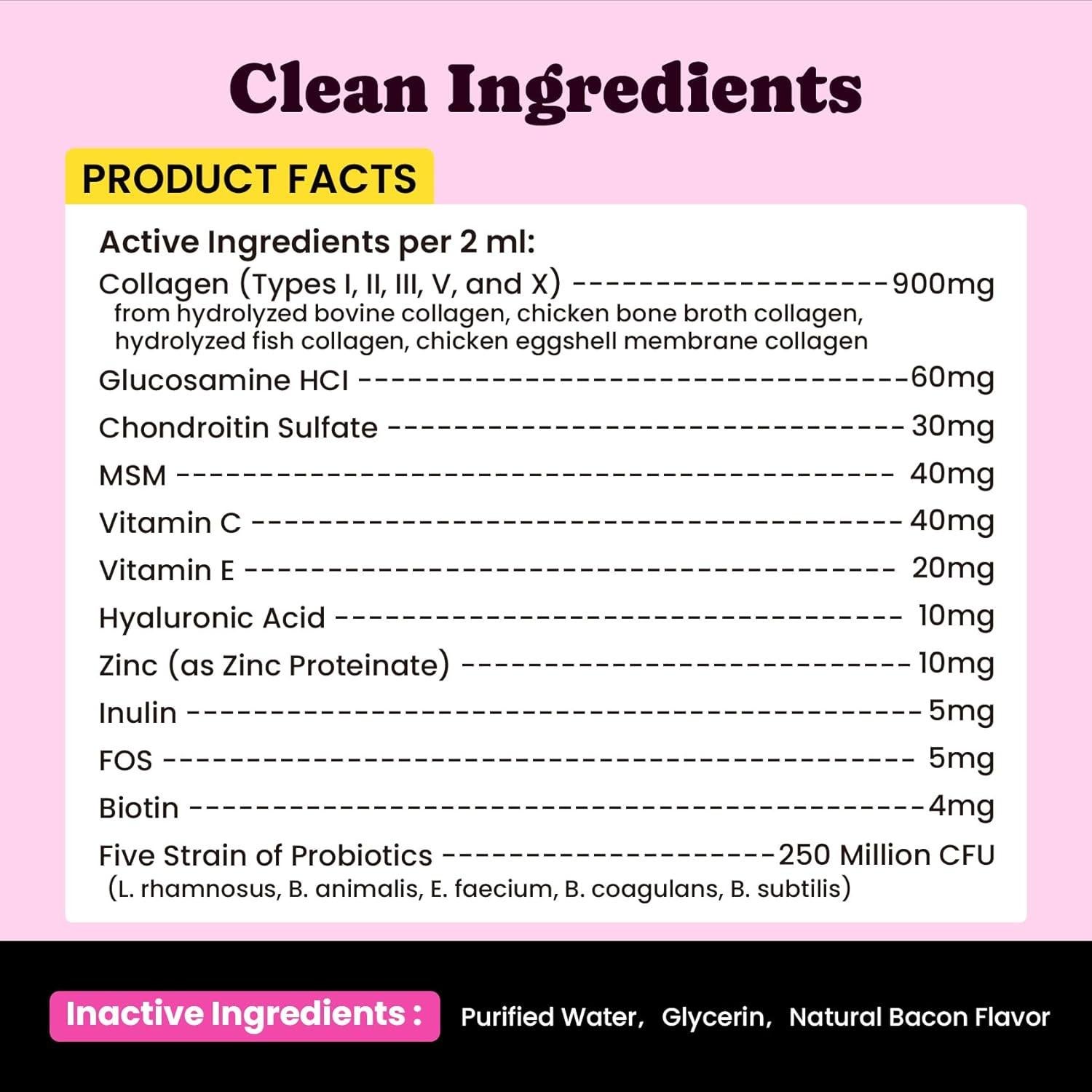 Colágeno Líquido BuddyCheer para Perros y Gatos - 120ml