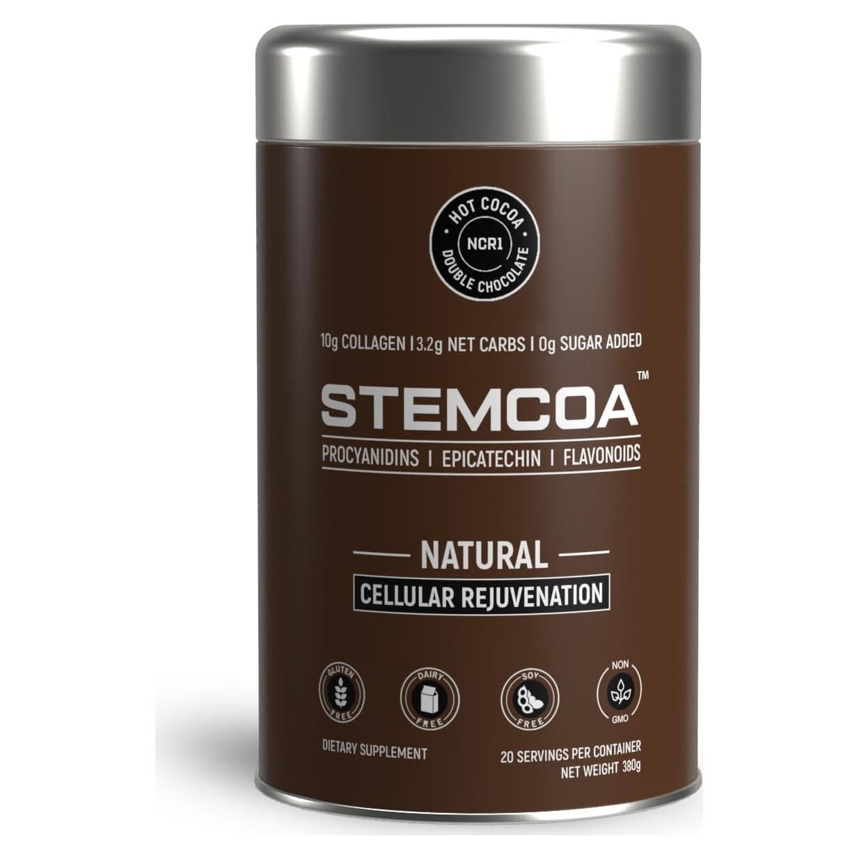 Polvo de Colágeno Stemcoa NCR1 Sabor Chocolate 300g