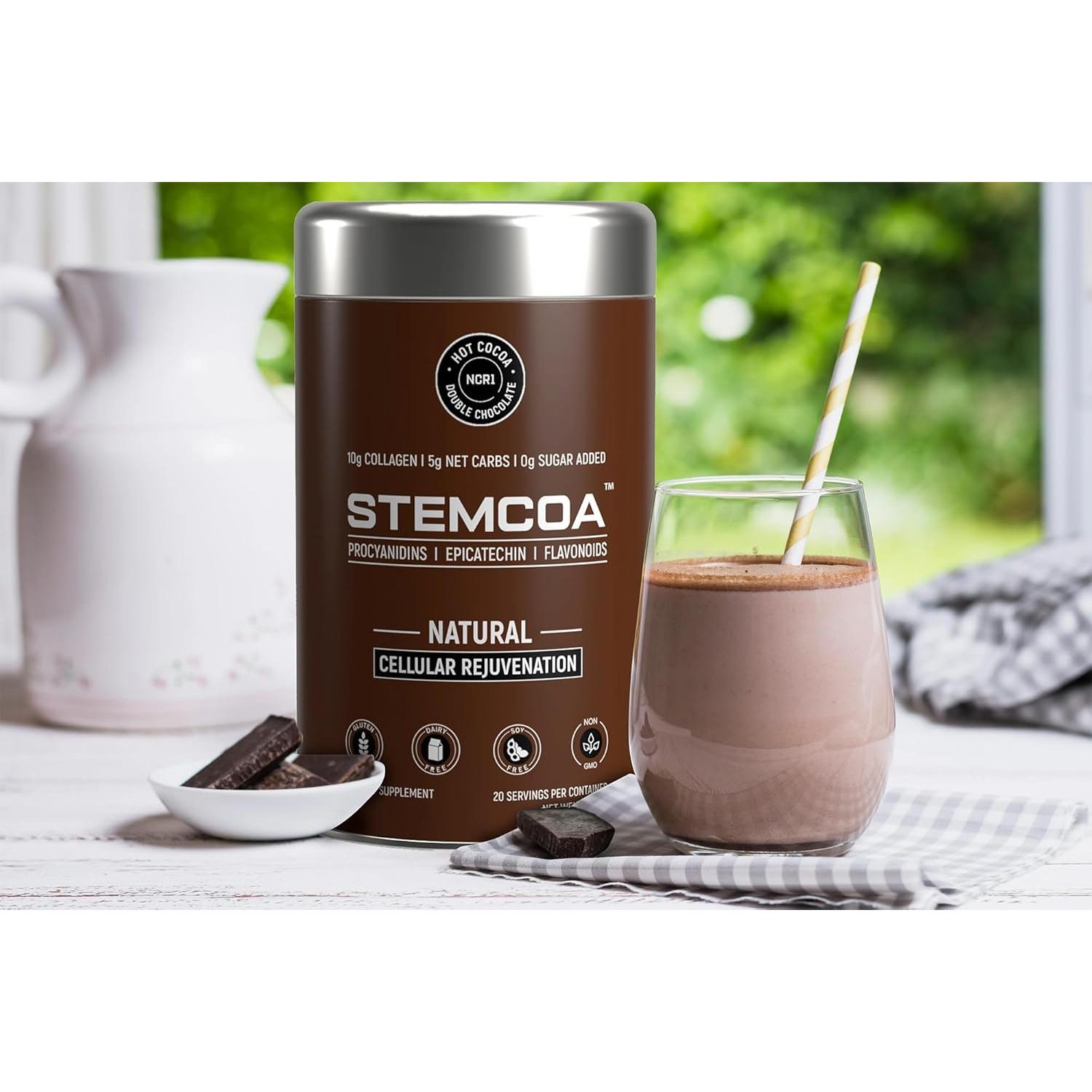 Polvo de Colágeno Stemcoa NCR1 Sabor Chocolate 300g