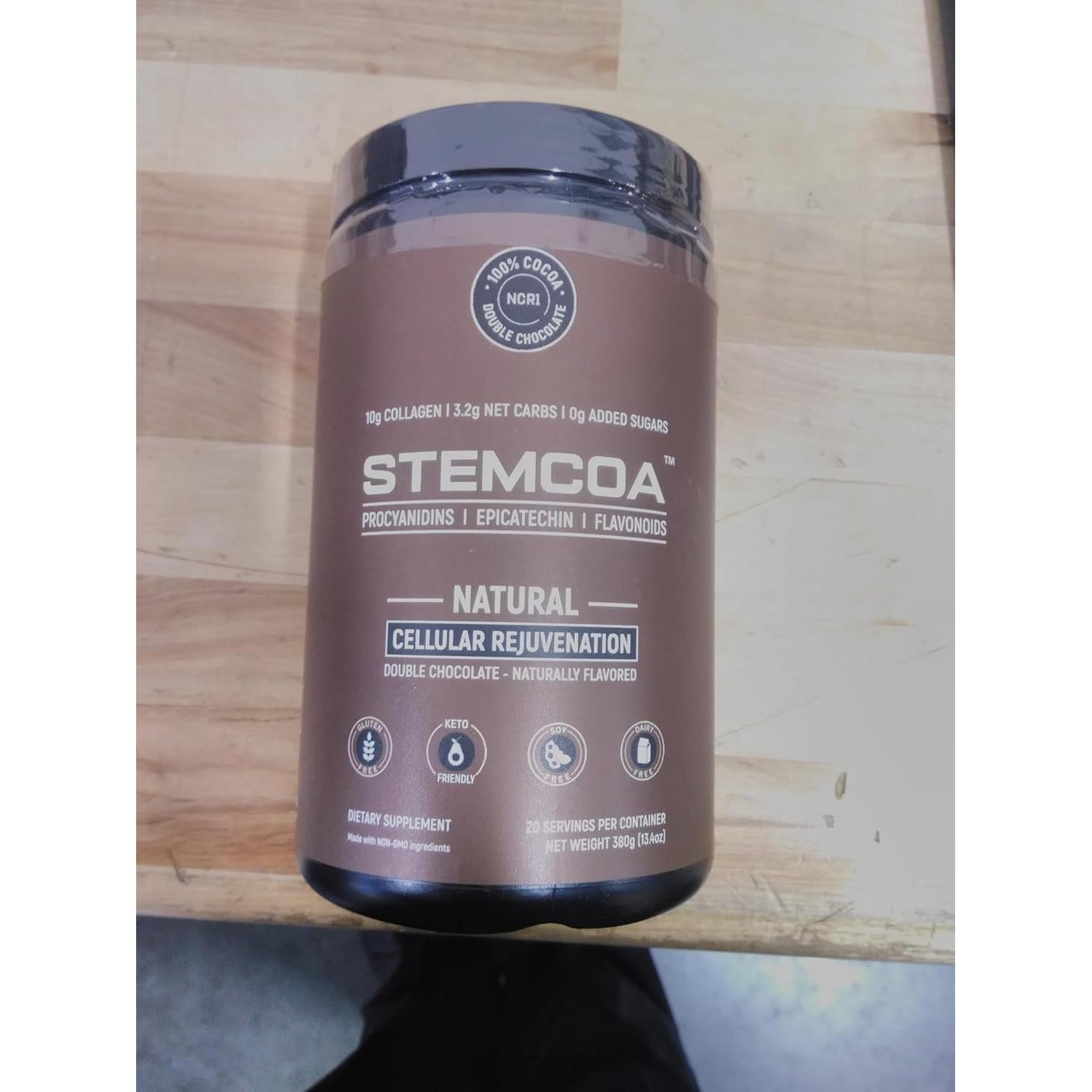 Polvo de Colágeno Stemcoa NCR1 Sabor Chocolate 300g