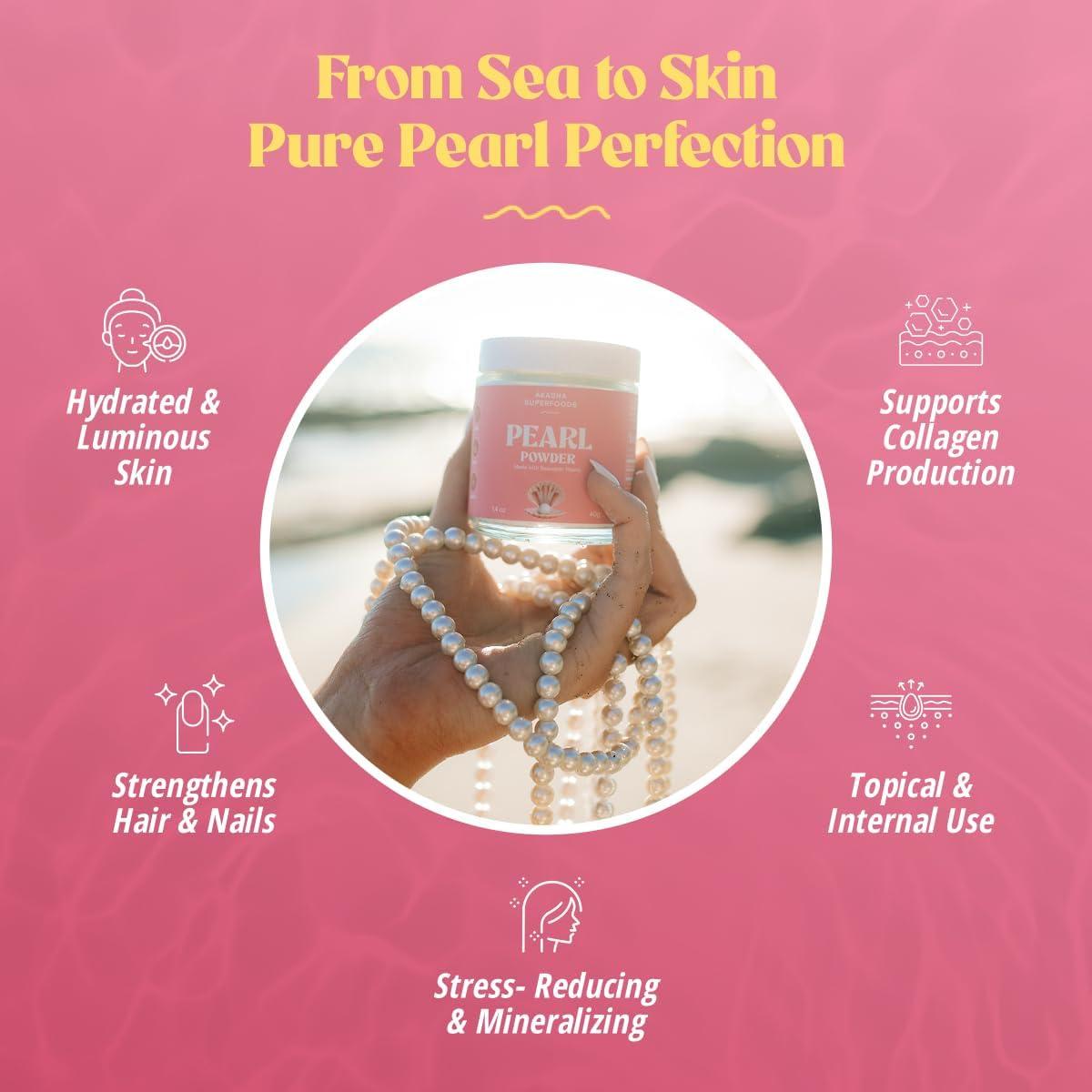 Polvo de Perla Akasha Superfoods 39.4g - Colágeno y Belleza