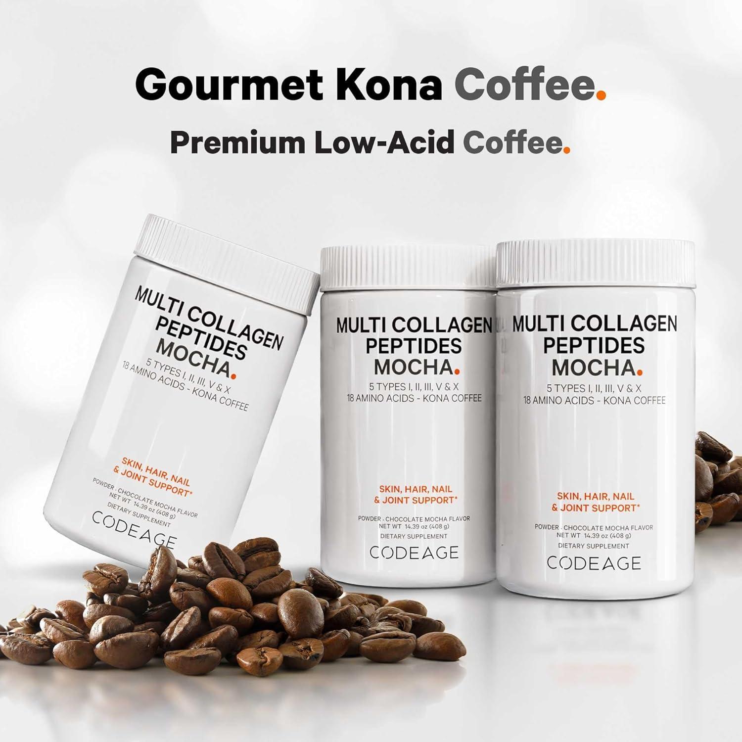 Codeage Multi Colágeno Pétidos en Polvo Sabor Café Mocha 410g