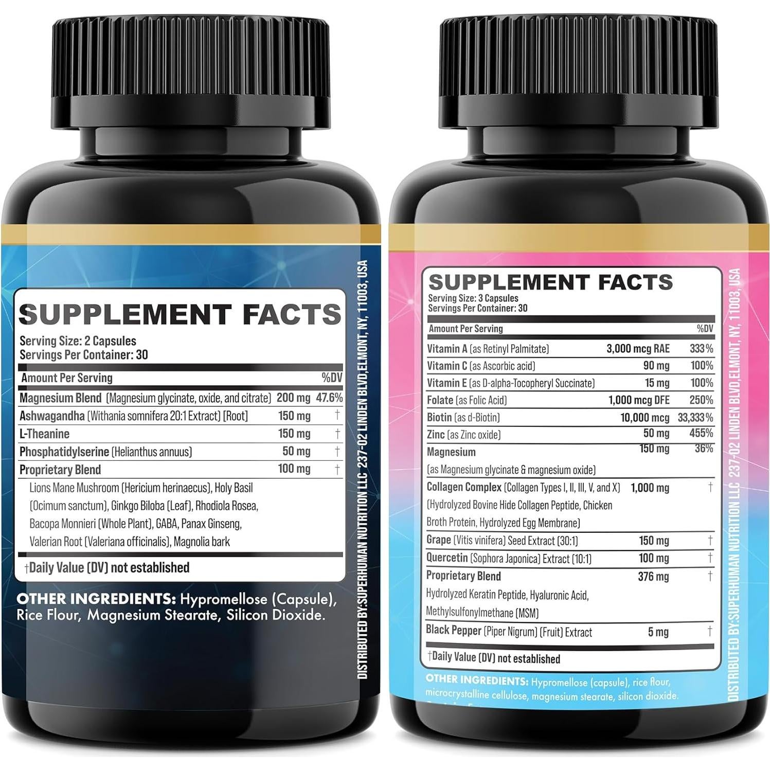 Suplemento Parrox 27 Ingredientes - Soporte Cortisol y Colágeno