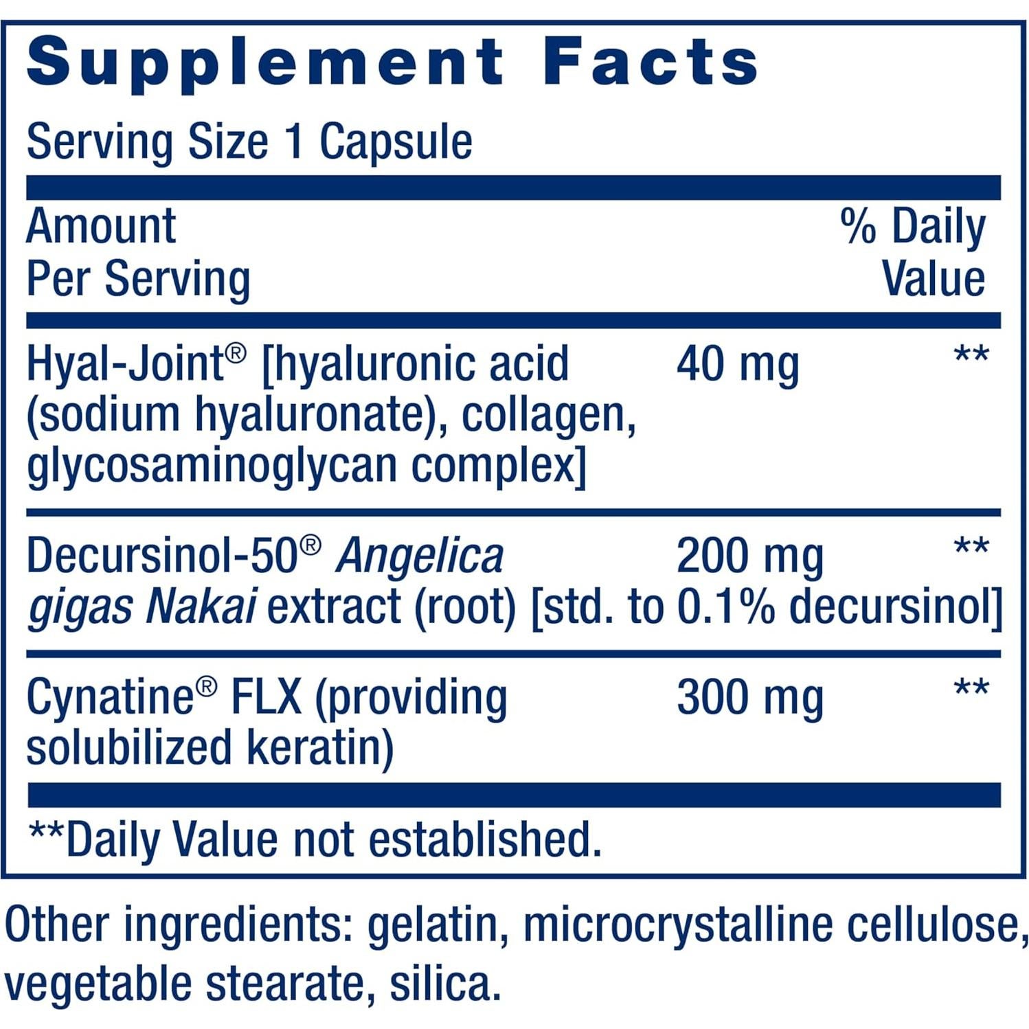 Fórmula Rápida Articulaciones Life Extension 30 Cápsulas