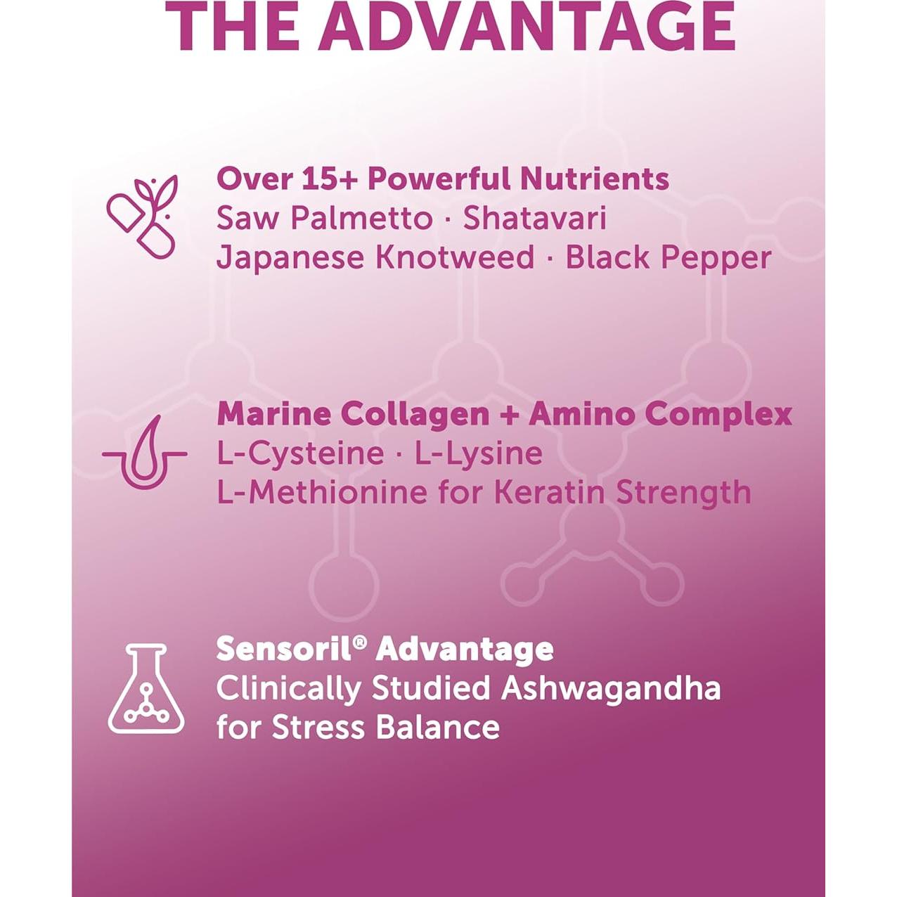 Vitaminas Lunakai PRO para Crecimiento Cabello Femenino 90 gomitas