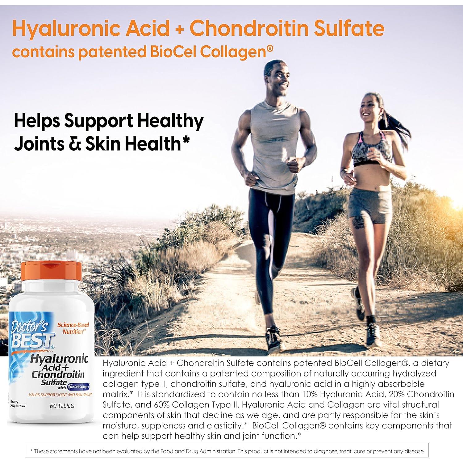 Ácido Hialurónico Doctor's Best con Colágeno BioCell 108g