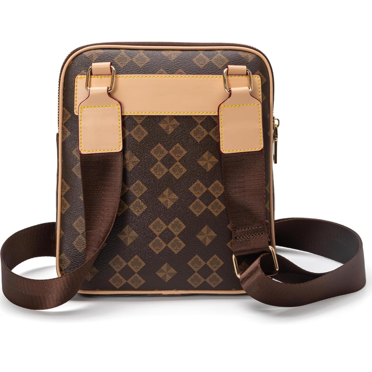 Bolso Cruzado para Hombre Ciclkwde Marrón 20x33x23 cm