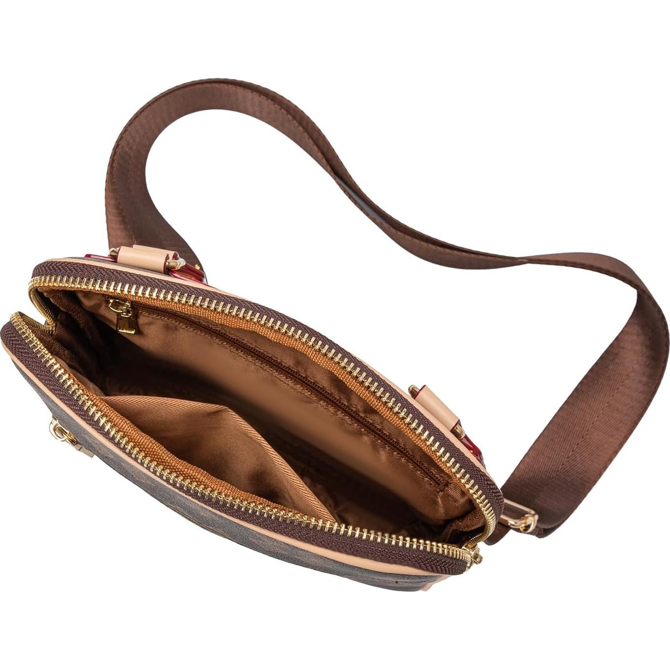 Bolso Cruzado para Hombre Ciclkwde Marrón 20x33x23 cm