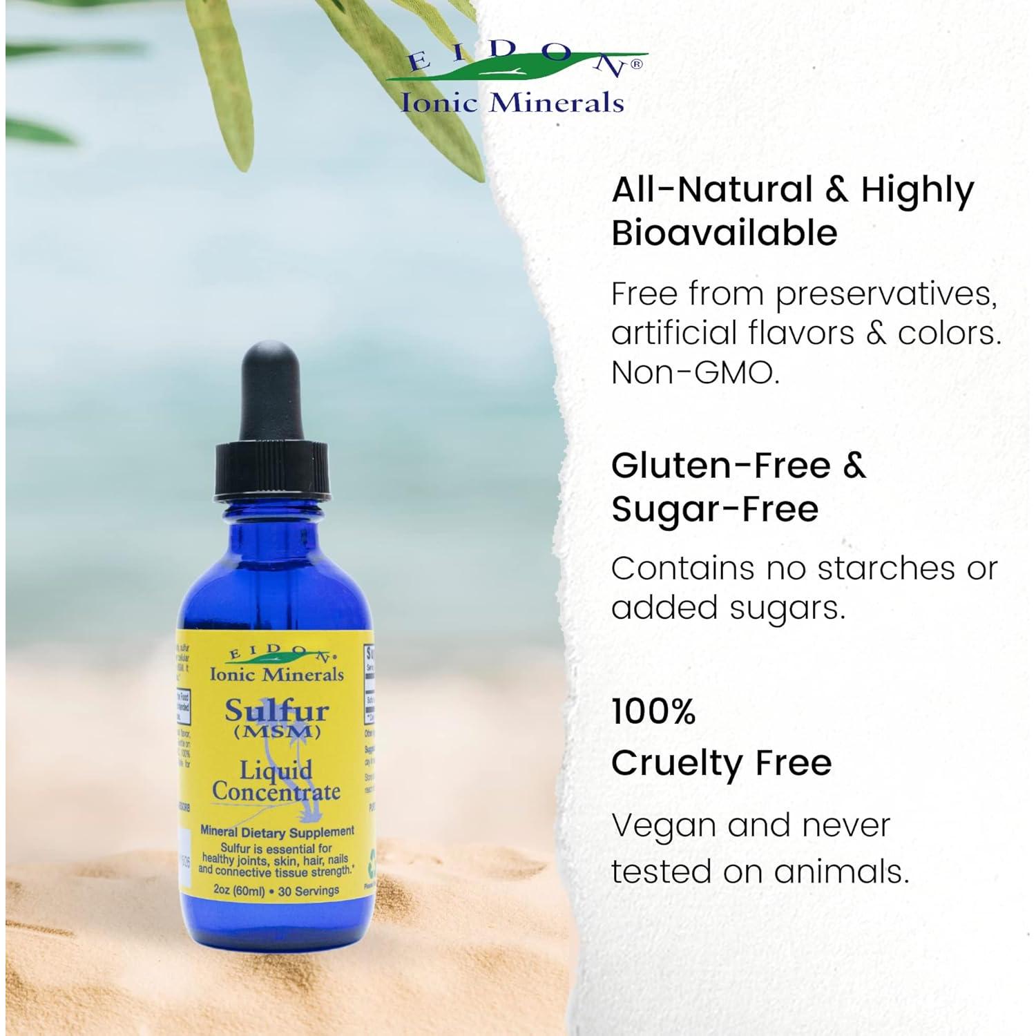 Suplemento Líquido de Azufre Eidon 59 ml - Piel y Cabello Brillante