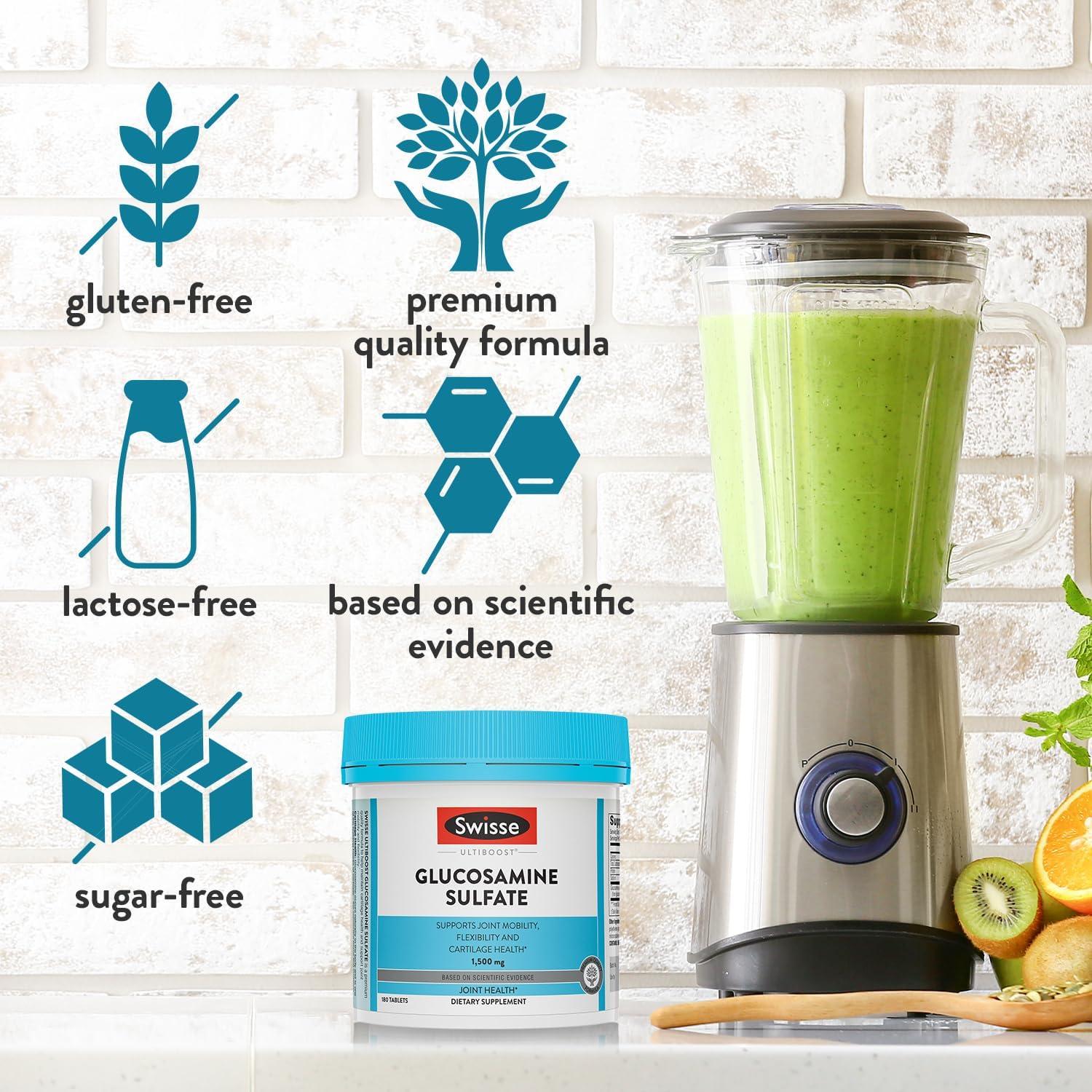 Suplemento de Glucosamina 1500mg Swisse 180 Tabletas