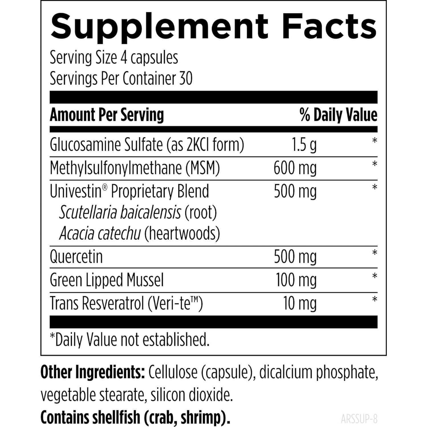 Suplemento Articular ArthroSoothe Supremo - 120 Cápsulas